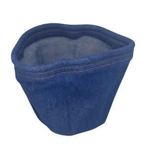 Longaberger Denim Fabric Basket Liner Insert for Bouquet Basket 28167165 New